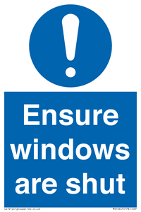 MV10447: Ensure windows are shut