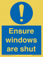 MV10447: Ensure windows are shut