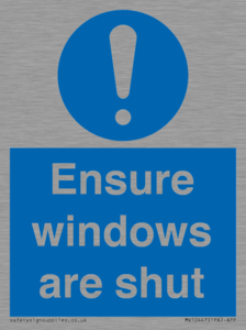 MV10447: Ensure windows are shut