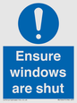MV10447: Ensure windows are shut