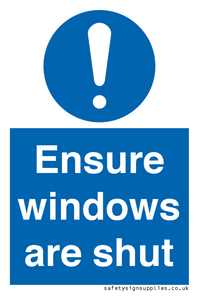 MV10447: Ensure windows are shut