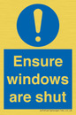 MV10447: Ensure windows are shut