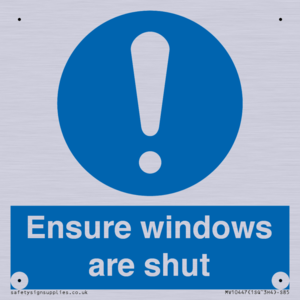 MV10447: Ensure windows are shut