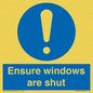 MV10447: Ensure windows are shut