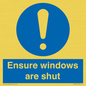 MV10447: Ensure windows are shut