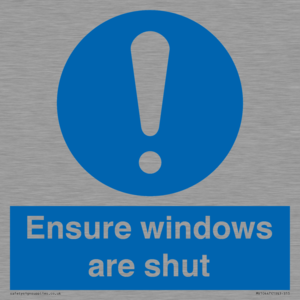 MV10447: Ensure windows are shut