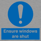 MV10447: Ensure windows are shut
