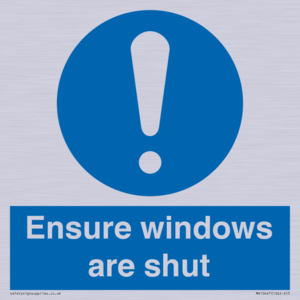 MV10447: Ensure windows are shut
