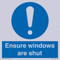 MV10447: Ensure windows are shut