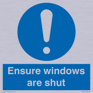 MV10447: Ensure windows are shut