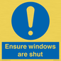 MV10447: Ensure windows are shut