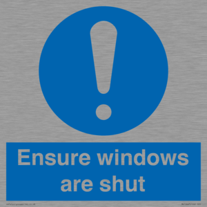 MV10447: Ensure windows are shut