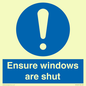 MV10447: Ensure windows are shut