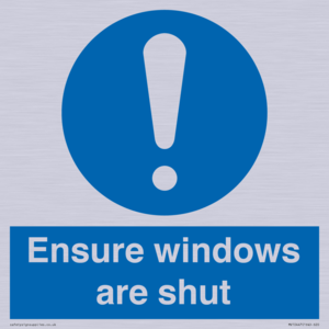 MV10447: Ensure windows are shut