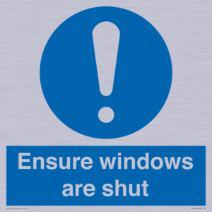MV10447: Ensure windows are shut