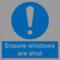 MV10447: Ensure windows are shut