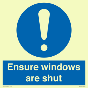 MV10447: Ensure windows are shut