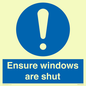 MV10447: Ensure windows are shut