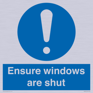 MV10447: Ensure windows are shut