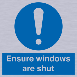 MV10447: Ensure windows are shut