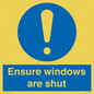 MV10447: Ensure windows are shut