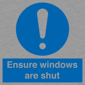 MV10447: Ensure windows are shut
