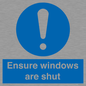 MV10447: Ensure windows are shut