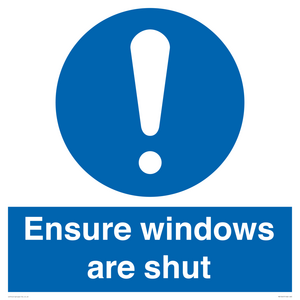 MV10447: Ensure windows are shut