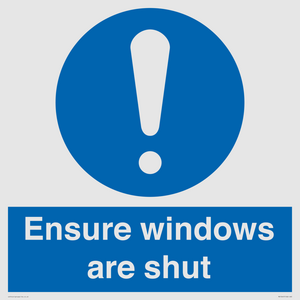 MV10447: Ensure windows are shut