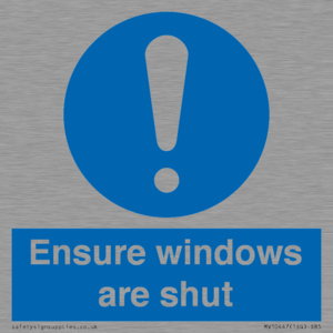 MV10447: Ensure windows are shut