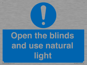 MV10449: Open the blinds and use natural light