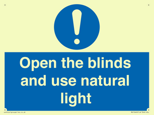 MV10449: Open the blinds and use natural light