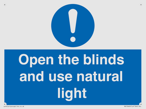 MV10449: Open the blinds and use natural light