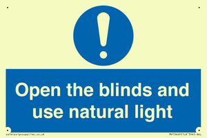 MV10449: Open the blinds and use natural light