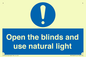 MV10449: Open the blinds and use natural light