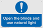 MV10449: Open the blinds and use natural light