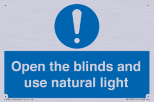 MV10449: Open the blinds and use natural light