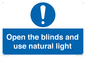 MV10449: Open the blinds and use natural light