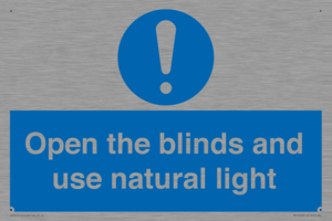 MV10449: Open the blinds and use natural light