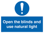 MV10449: Open the blinds and use natural light
