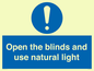 MV10449: Open the blinds and use natural light