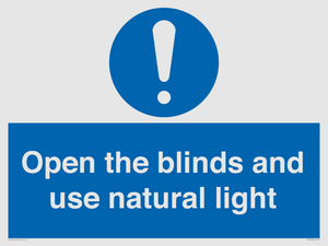 MV10449: Open the blinds and use natural light