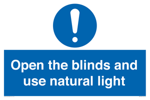 MV10449: Open the blinds and use natural light