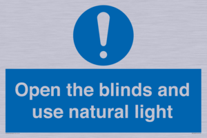 MV10449: Open the blinds and use natural light