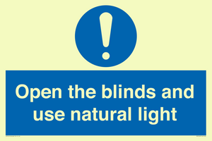 MV10449: Open the blinds and use natural light