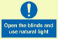 MV10449: Open the blinds and use natural light