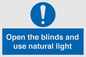 MV10449: Open the blinds and use natural light