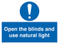 MV10449: Open the blinds and use natural light