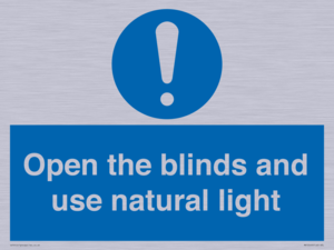 MV10449: Open the blinds and use natural light