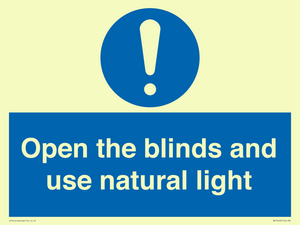 MV10449: Open the blinds and use natural light